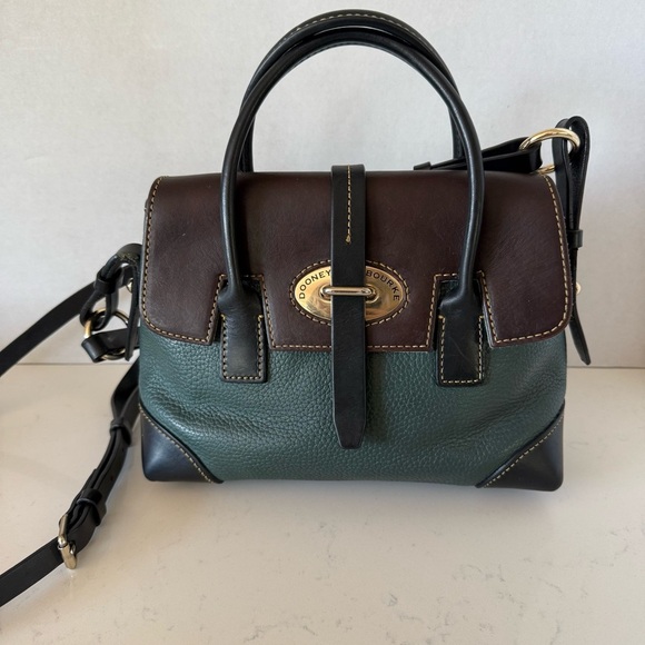 Dooney & Brook vintage tri-color leather purse RARE - Picture 1 of 8
